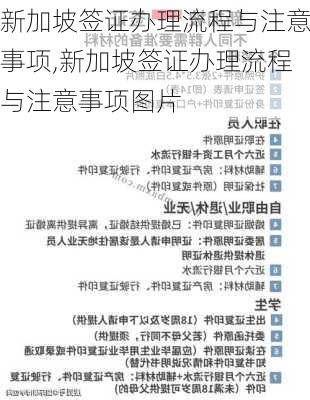 新加坡签证办理流程与注意事项,新加坡签证办理流程与注意事项图片