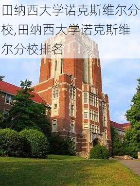 田纳西大学诺克斯维尔分校,田纳西大学诺克斯维尔分校排名