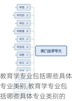 教育学专业包括哪些具体专业类别,教育学专业包括哪些具体专业类别的