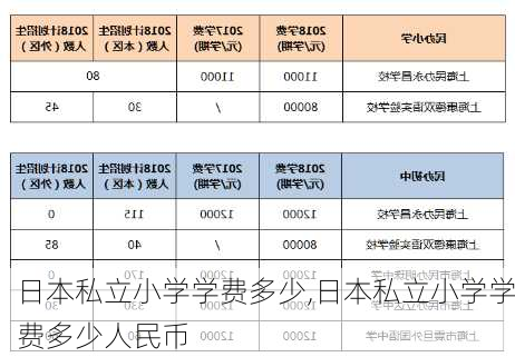 日本私立小学学费多少,日本私立小学学费多少人民币