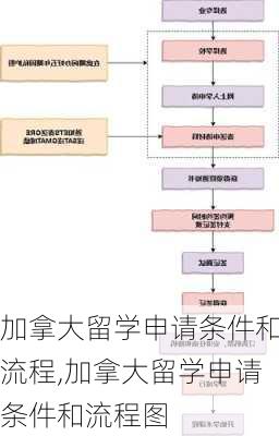 加拿大留学申请条件和流程,加拿大留学申请条件和流程图