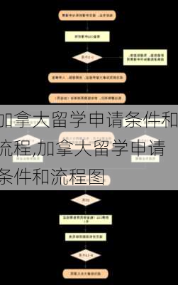 加拿大留学申请条件和流程,加拿大留学申请条件和流程图