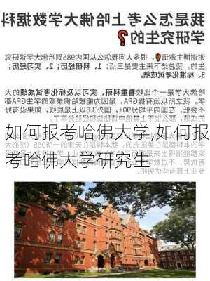 如何报考哈佛大学,如何报考哈佛大学研究生