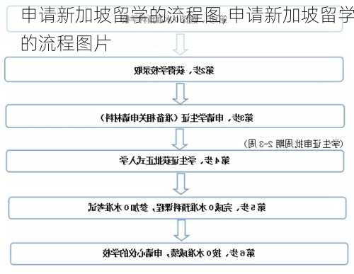 申请新加坡留学的流程图,申请新加坡留学的流程图片