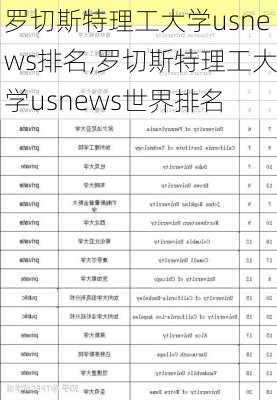 罗切斯特理工大学usnews排名,罗切斯特理工大学usnews世界排名