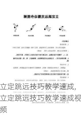 立定跳远技巧教学速成,立定跳远技巧教学速成视频