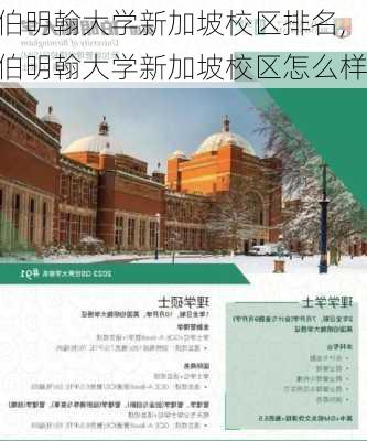 伯明翰大学新加坡校区排名,伯明翰大学新加坡校区怎么样