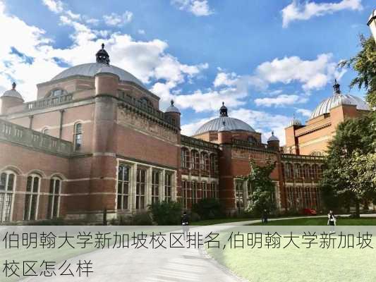 伯明翰大学新加坡校区排名,伯明翰大学新加坡校区怎么样