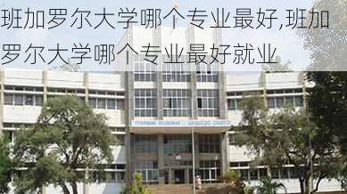 班加罗尔大学哪个专业最好,班加罗尔大学哪个专业最好就业