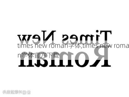 times new roman字体,times new roman字体官方下载