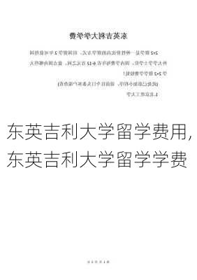 东英吉利大学留学费用,东英吉利大学留学学费