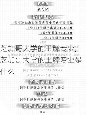 芝加哥大学的王牌专业,芝加哥大学的王牌专业是什么