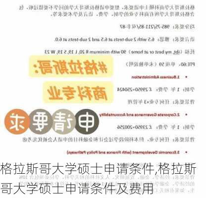 格拉斯哥大学硕士申请条件,格拉斯哥大学硕士申请条件及费用