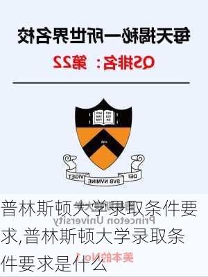 普林斯顿大学录取条件要求,普林斯顿大学录取条件要求是什么