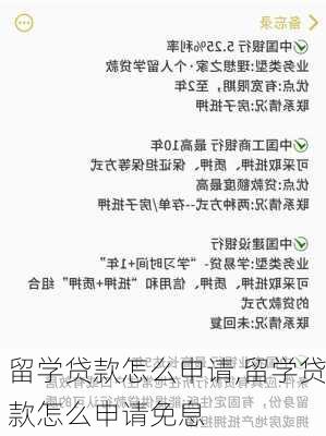 留学贷款怎么申请,留学贷款怎么申请免息