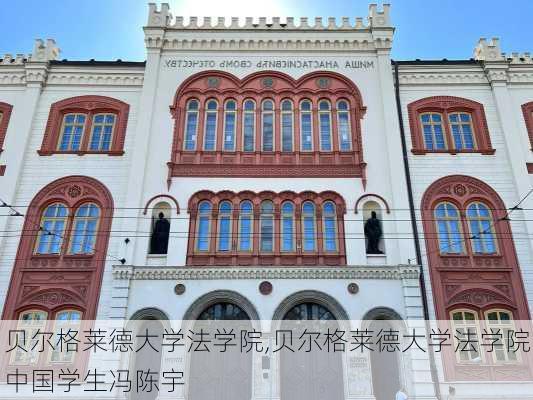 贝尔格莱德大学法学院,贝尔格莱德大学法学院中国学生冯陈宇