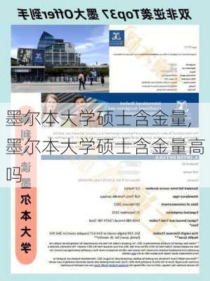 墨尔本大学硕士含金量,墨尔本大学硕士含金量高吗