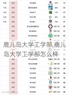 鹿儿岛大学工学部,鹿儿岛大学工学部怎么样