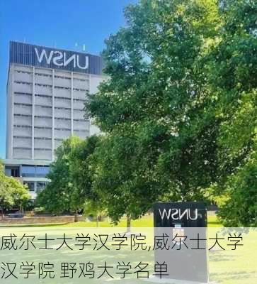 威尔士大学汉学院,威尔士大学汉学院 野鸡大学名单