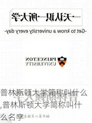 普林斯顿大学简称叫什么,普林斯顿大学简称叫什么名字