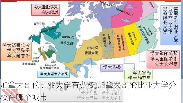 加拿大哥伦比亚大学有分校,加拿大哥伦比亚大学分校在哪个城市