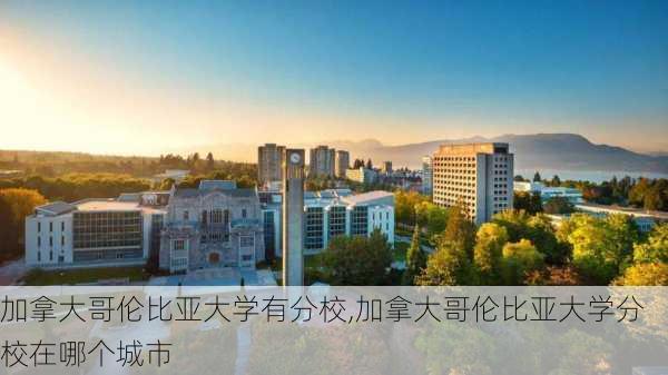 加拿大哥伦比亚大学有分校,加拿大哥伦比亚大学分校在哪个城市