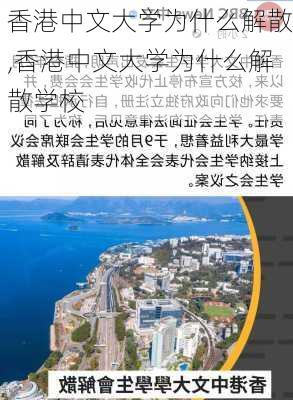 香港中文大学为什么解散,香港中文大学为什么解散学校