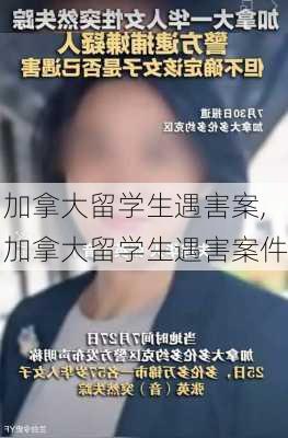 加拿大留学生遇害案,加拿大留学生遇害案件