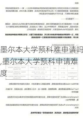 墨尔本大学预科难申请吗,墨尔本大学预科申请难度