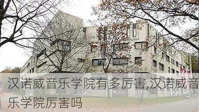 汉诺威音乐学院有多厉害,汉诺威音乐学院厉害吗