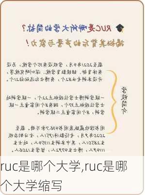 ruc是哪个大学,ruc是哪个大学缩写