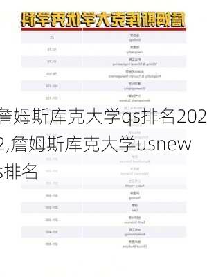 詹姆斯库克大学qs排名2022,詹姆斯库克大学usnews排名