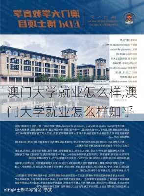 澳门大学就业怎么样,澳门大学就业怎么样知乎