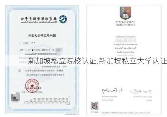 新加坡私立院校认证,新加坡私立大学认证