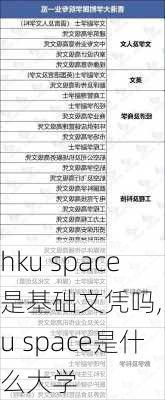 hku space是基础文凭吗,hku space是什么大学