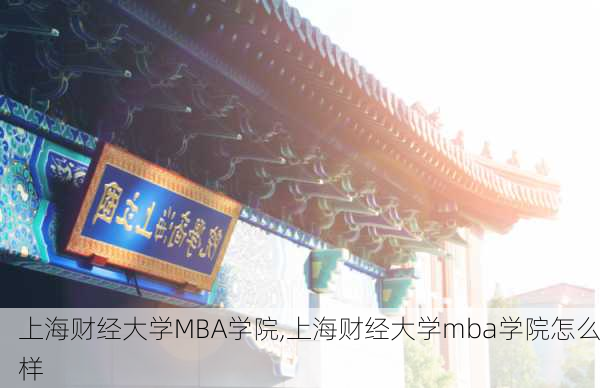 上海财经大学MBA学院,上海财经大学mba学院怎么样