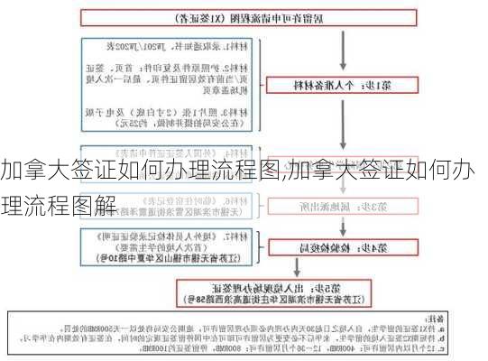 加拿大签证如何办理流程图,加拿大签证如何办理流程图解