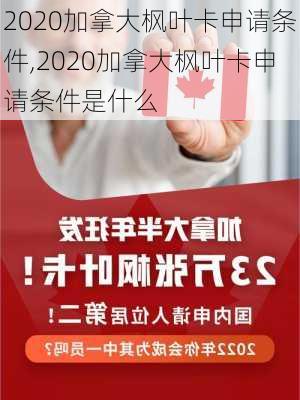 2020加拿大枫叶卡申请条件,2020加拿大枫叶卡申请条件是什么