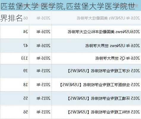 匹兹堡大学 医学院,匹兹堡大学医学院世界排名