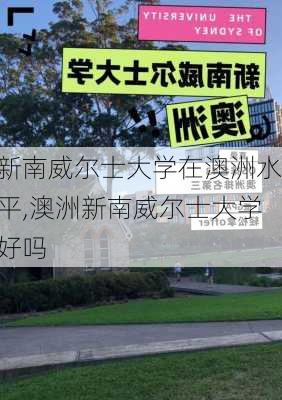 新南威尔士大学在澳洲水平,澳洲新南威尔士大学好吗