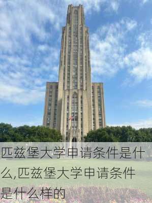 匹兹堡大学申请条件是什么,匹兹堡大学申请条件是什么样的