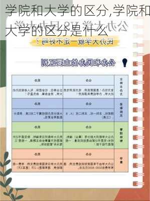 学院和大学的区分,学院和大学的区分是什么