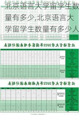 北京语言大学留学生数量有多少,北京语言大学留学生数量有多少人