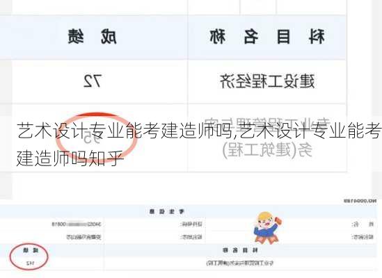 艺术设计专业能考建造师吗,艺术设计专业能考建造师吗知乎