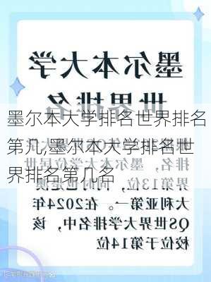 墨尔本大学排名世界排名第几,墨尔本大学排名世界排名第几名