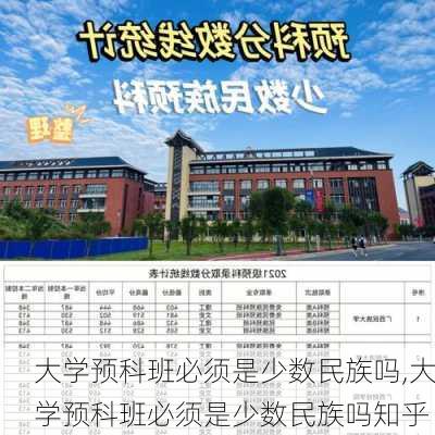 大学预科班必须是少数民族吗,大学预科班必须是少数民族吗知乎