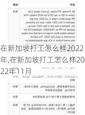 在新加坡打工怎么样2022年,在新加坡打工怎么样2022年11月