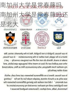 南加州大学是常春藤吗,南加州大学是常春藤吗还是北大