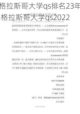 格拉斯哥大学qs排名23年,格拉斯哥大学qs2022