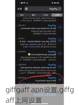 giffgaff apn设置,giffgaff上网设置